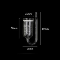 Diffuseur de CO2 transparent en verre à trois étages pour aquarium