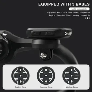 Soporte RIDERACE para Bicicleta de Montaña y Carretera, Compatible con <span class=keywords><strong>Garmin</strong></span> <span class=keywords><strong>Edge</strong></span> 200 <span class=keywords><strong>520</strong></span> 820 1000 810, Soporte para Ciclocomputador IGPSPORT, Accesorios de Ciclismo - Product Image 3