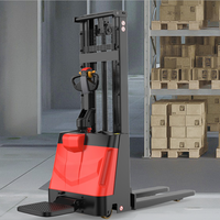 Chariot télescopique électrique à batterie haute puissance ZOOYA ZYESR153 de 1,5 tonne, élévateur électrique de 2,5 m à 3 m, gerbeur électrique avec fourche de 170x1150 mm