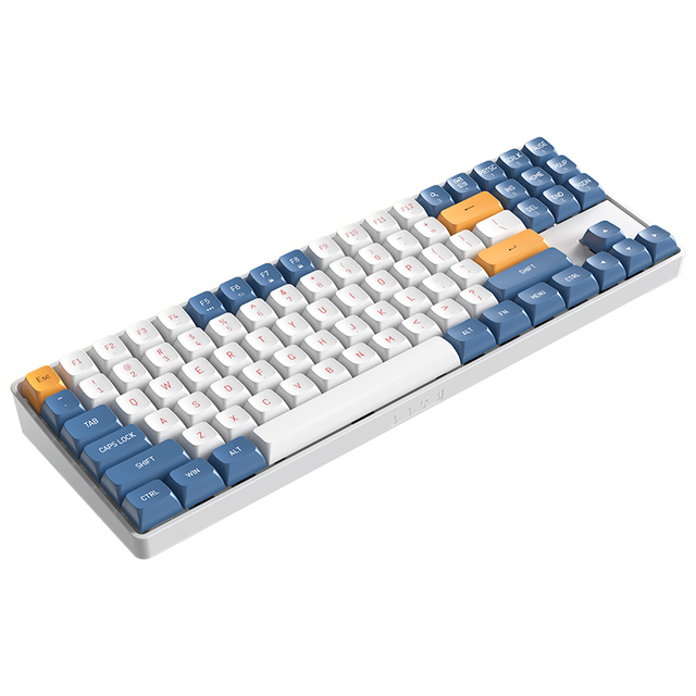 Ancreu A87 Mechanical Keyboard 2.4G Wireless Wired Blue Switch 89 Key Hot Swap Rechargeable Gamer Keyboard