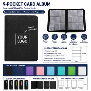 Y Y แฟ้มใส่การ์ดธุรกรรมความจุสูงอัลบั้มเก็บการ์ดเกมระดับพรีเมียม - Product Image 6