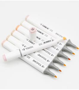 Marqueurs permanents BonVan pour dessin artistique, pointe pinceau, tons chair, pour dessin, manga, illustration - Product Image 4