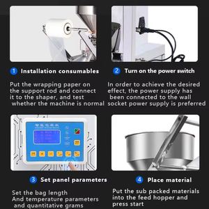 Machine d'emballage automatique pneumatique pour shampoing capillaire noir et colorant capillaire - Product Image 5