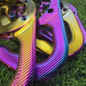 Hợp kim nhôm anodized xe máy hành khách bình nhiên liệu tay vịn handgrips cho Yamaha // Kawasaki/-trang bị thêm/nâng cấp phần - Product Image 6