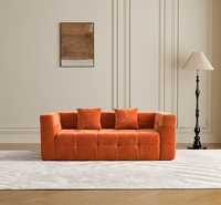 Canapé sectionnel modulaire en tissu moderne européen Matériau de remplissage en éponge durable pour la maison Salon Hôtels
