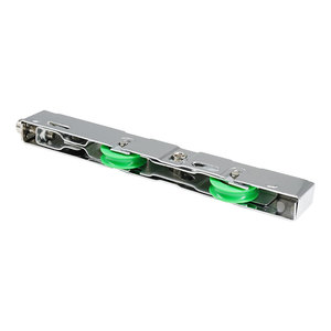 Polea de rueda de rodillo de ventana de puerta corredera ajustable de acero inoxidable pesado con rodamiento para ventana de puerta de aluminio automática - Product Image 2