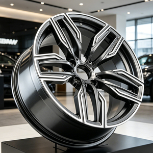 Jantes en alliage forgé 19 20 pouces 5x112 5x120, finition gris canon usiné, pour voitures particulières BMW X5 <span class=keywords><strong>X6</strong></span> SUV - Product Image 1