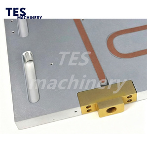 <span class=keywords><strong>Placa</strong></span> de Enfriamiento de Agua de Aluminio Integrada con Semiconductor FSW, Tubo de Cobre Enterrado de Alta Potencia Personalizado para Paneles Solares - Product Image 4
