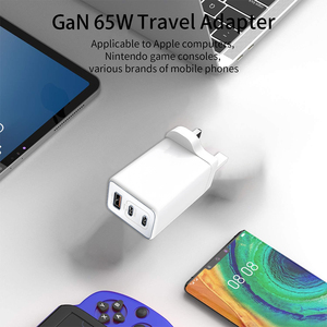 Chargeur USB C 65W PPS 3 ports GaN5 PD, chargeur mural rapide, adaptateur secteur pour ordinateurs portables, iPhone 14/13/12, S23 Ultra - Product Image 3