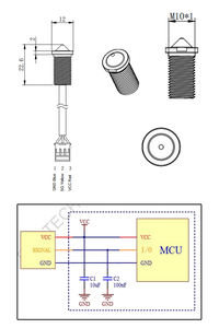 EPTTECH FS-IR2405D耐腐食性赤外線光学点燃料レベルセンサー水検出器光電液体レバーセンサー - Product Image 5