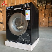 Lave-linge frontal entièrement automatique à tambour avec fréquence variable et 15 programmes de lavage silencieux avec écran LED