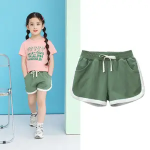 Girls' Shorts Summer Children's Candy Color Children's Pants Pants Baby Casual Pants Children's Wear