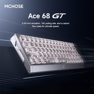 <span class=keywords><strong>Clavier</strong></span> de jeu magnétique MCHOSE ACE68 GT, disposition 65 %, entièrement en aluminium, déclenchement rapide, taux de polling 16 kHz, précision 0,001 mm, RGB Esports - Product Image 2
