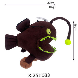 Nouveau produit transfrontalier Pantoufles de lotte Raie Manta Poisson-lanterne Figurine Jeu Périphérique Jouets en <span class=keywords><strong>peluche</strong></span> - Product Image 3