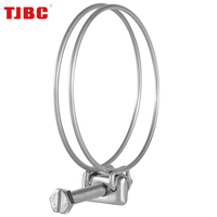 Collier de serrage universel anti-vibration à double fil pour tuyau de jardin