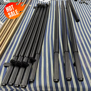Poignée de porte principale personnalisée de haute qualité, noire moletée, pour hôtels de luxe, cafés, villas, quincaillerie extérieure - Product Image 2