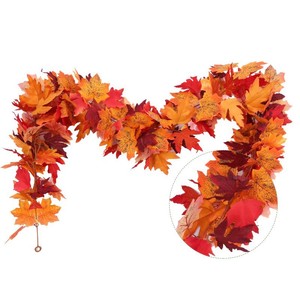 Guirnalda de Hojas de Arce Artificiales de Doble Cara al por Mayor, 36 Hojas Colgantes, Decoración de Otoño para la Cosecha y el Día de Acción de Gracias - Product Image 4