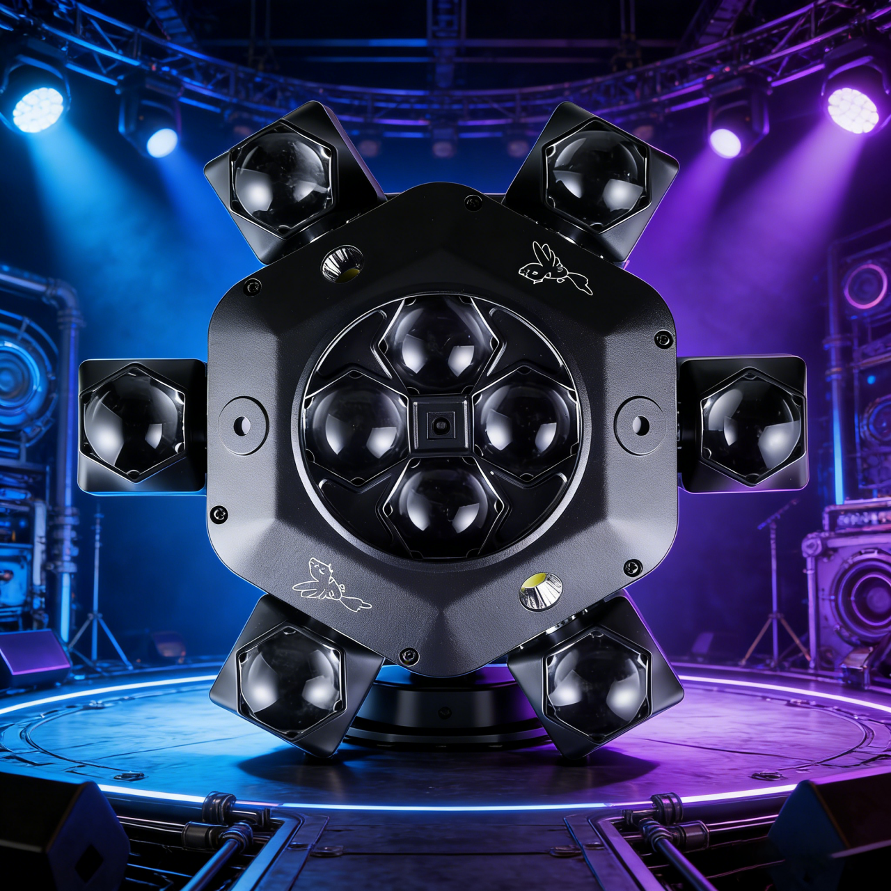 Fashionable High Quality Aluminum Alloy Remote Control Colorful RGBW Moving Head DJ Lighting Beam Lights
