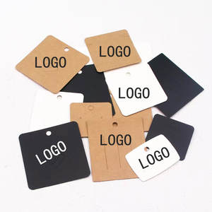 Stampa personalizzata di alta qualità orecchino di carta di visualizzazione collana di imballaggio carta orecchino carta logo personalizzato - Product Image 1