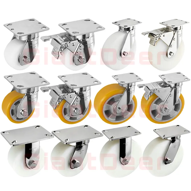 OEM Service Customized Stainless Steel Casters Stainless Steel Castor