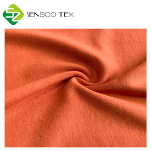 Peso 290 gsm 67% bambu 28% algodão 5% spandex malha tecido de camada dupla para moletons - Product Image 4
