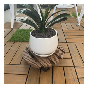 Offre Spéciale bricolage Design bois plastique Composite <span class=keywords><strong>pot</strong></span> <span class=keywords><strong>de</strong></span> fleurs <span class=keywords><strong>support</strong></span> <span class=keywords><strong>support</strong></span> maison et jardin porte-<span class=keywords><strong>pot</strong></span> avec plateau amovible et affichage <span class=keywords><strong>de</strong></span> roue - Product Image 4