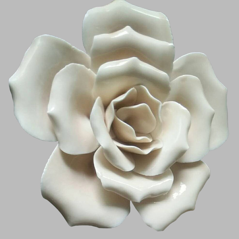 Ywyworzhood Керамический цветок розы ручной работы настенный крючок Украшение Фарфоровые цветы Украшения