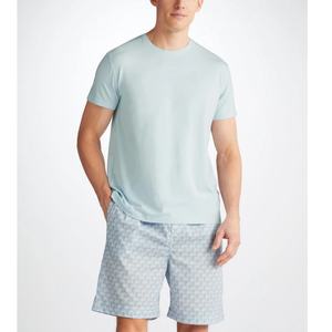 Camiseta Lisa de Algodón Pima/Supia 100% Orgánico, Corte Regular, con Cuello Redondo y Logotipo Bordado Personalizado, Venta al Por Mayor - Product Image 5