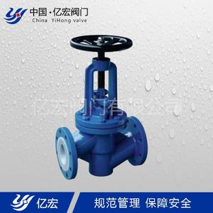 Válvula de Compuerta con Revestimiento de PTFE, Tamaño Mediano, Unidireccional, para Medios Ácidos, Temperatura Ambiente, con Volante, Tipo Descarga de Escoria - Product Image 5