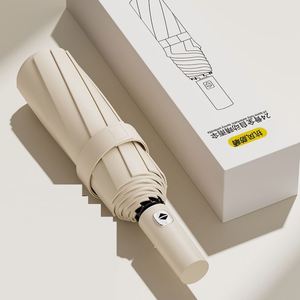 Paraguas de Negocios con Logotipo Personalizado, de 27 Pulgadas, con Varilla Recta, Automático, Mango Largo, Resistente al Viento, Regalo Empresarial, Publicitario, para Lluvia - Product Image 5
