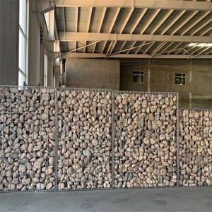Kotak jala kawat Gabion Las galvanis dekorasi taman lanskap dinding penahan batu - Product Image 4