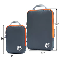 Ensemble personnalisé de 3 pièces Sacs d'organisation Cubes d'emballage de voyage Sac Organisateurs de voyage Cubes d'emballage de compression