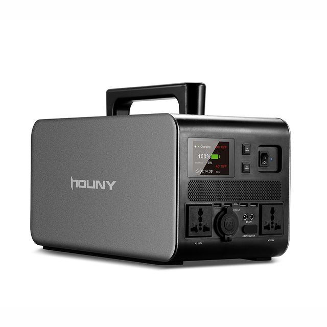 HOUNY Best Sale 1000W Portable Power Station with High Grade protection Solar Home Backup Battery Emergency Battery