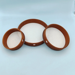 Wholesale Vintage Brown Wooden <b>Frame</b> Hand Drum Without Jingles Synthetic Skin <b>Frame</b> Drum Orff Percussion Instrument For Kids - Product Image 4