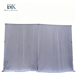 High Quality Easy Install Pipe and Drape Kit Backdrop for Trade Show Booth Wedding Decor - Product Image 1