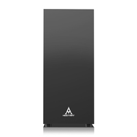 Boîtier PC RGB à prix avantageux pour PC de tour moyenne, boîtier PC Mini ITX, boîtier gamer en verre, boîtier d'ordinateur de bureau ATX avec fenêtre latérale