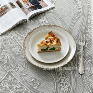 European Jacquard <b>Tablecloth</b> <b>Square</b> Polyester Hotel Use WX-2015 - Product Image 2