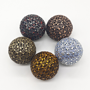 <span class=keywords><strong>D100</strong></span>ลูกเต๋าโลหะแบบกำหนดเองสำหรับดันเจี้ยนและมังกร (DND) RPG Ball ROLL tabletop polyhedral - Product Image 6