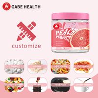 Bubuk Peach Lemon Creatine Collagen Jamur Meningkatkan Pertumbuhan Otot Menyeimbangkan Metabolisme Mendukung Kesehatan Sendi Latihan Dewasa Pria
