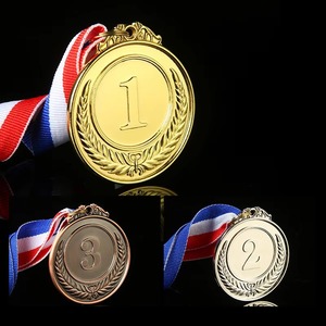 1st 2nd 3rd Place Medals Gold Silver Bronze Set Children School Competition Awards Sports Activities Student Prizes - Product Image 1