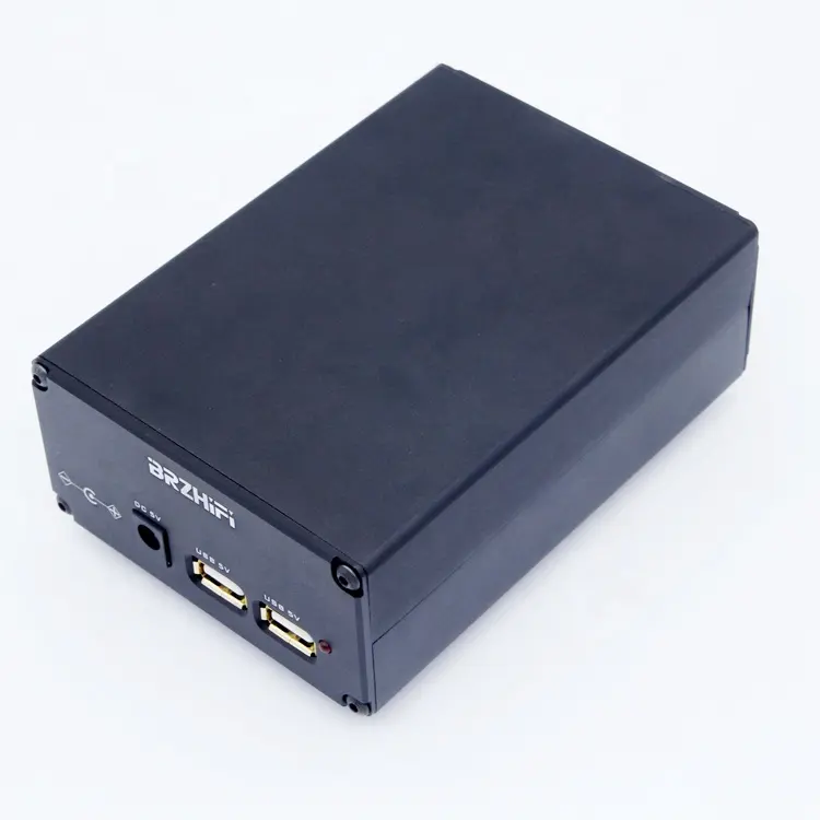 BRZHIFIポータブルAUdio5V USB 15WDCポートデュアル出力ホームシアターアンプリフィカドールCASXMOSオーディオファンDCリニア電源