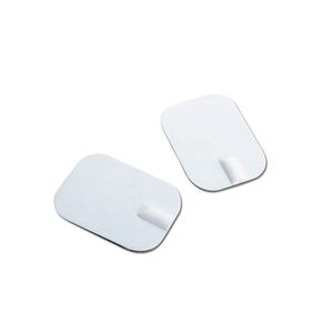 Coussin d'électrode en silicone <span class=keywords><strong>avec</strong></span> trou d'insertion pour appareil TENS EMS, soulage la douleur musculaire et articulaire, unité de physiothérapie, massage électrique - Product Image 1