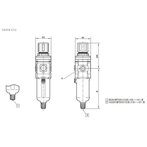 Vanne de réduction de pression Norgren B49G 4GK MW1 RMG, pièces pneumatiques pour l'air - Product Image 4