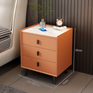 Console de maquillage moderne en bois style crème, tout-en-un, avec rangement latéral et design rétractable, idéale pour les espaces compacts - Product Image 3