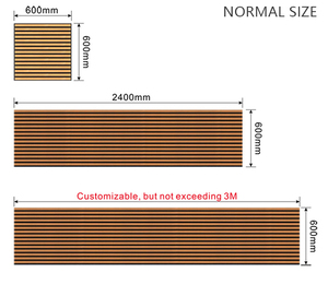 60x60 Eco Proof Pvc Wpc Mdf tessuto <span class=keywords><strong>legno</strong></span> di quercia affumicato noce in <span class=keywords><strong>legno</strong></span> separazione stecca acustica 3d pannelli a parete per sala teatro - Product Image 4