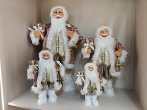 Babbo Natale Grande 90cm, Ornamenti Natalizi, Statuetta di Babbo Natale in Piedi, Decorazione Natalizia di Lusso per la Casa - Product Image 3