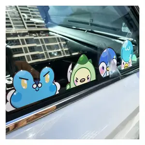 UV-Bestendige Waterdichte Grappige Sticker Auto Decoratie Stickers Op Maat Anime Peeker Auto Raam Voorruit Decoratie Stickers