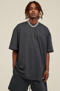 เสื้อยืดผู้ชายคุณภาพสูง พิมพ์ลาย 3 มิติ แบบสกรีน ขนาดใหญ่พิเศษ หนัก 305 กรัม คอเล็ก  สำหรับผู้ชาย - Product Image 4