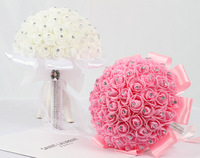 Groothandel Professionele Kunstmatige Bruiloft Boeket Bruids Met Bloemen Decoraties