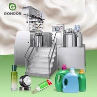 50l 200l 500l 1000l homogénéisateur d'émulsification de miel sous vide mélangeur à haut cisaillement mayonnaise faire la machine avec levage